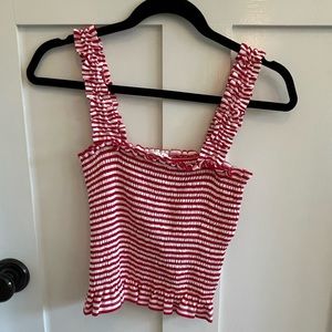 Smocked tank top